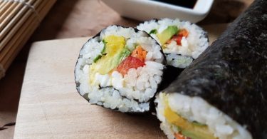 colourful sushi
