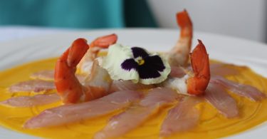 classy ceviche, peruvian dish
