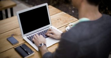 man on laptop