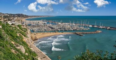 harbour on the maresme coast
