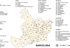 map of districts in barcelona