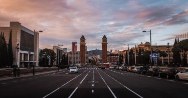 aparcar en Barcelona en Montjuïc