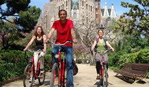 electric bike sagrada familia