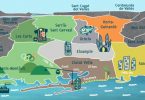 carte de barcelone divisée en quartiers