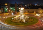 place espagne barcelone la nuit