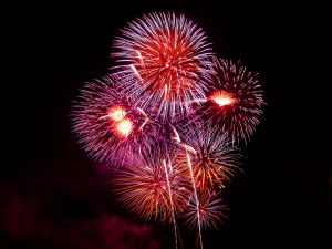 feux artifices plage