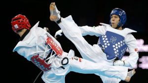Combat de tae kwon do