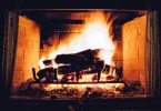 feu de cheminée