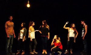 groupe de femmes sur le stage