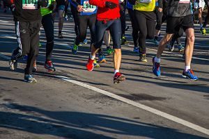 jambes de coureurs
